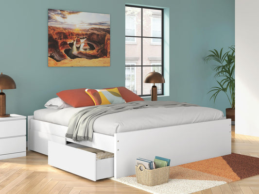 Onita  Platform Bed With 2 Side Storage