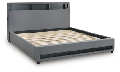 Finigale  Upholstered Bed With Wireless Audio