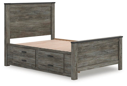 Frandern  Panel Bed With Storage