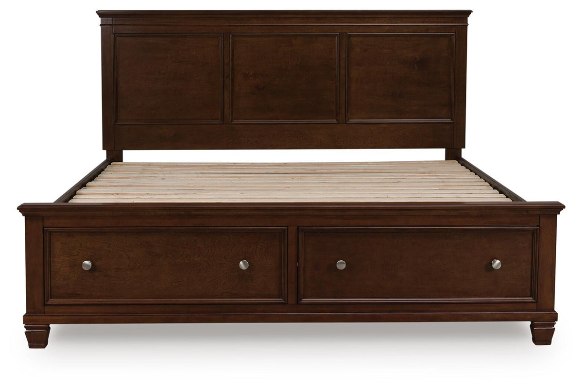 Danabrin  Panel Storage Bed