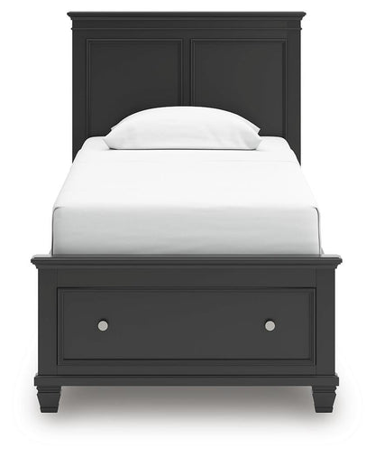 Lanolee  Panel Storage Bed