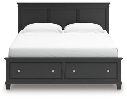 Lanolee  Panel Storage Bed