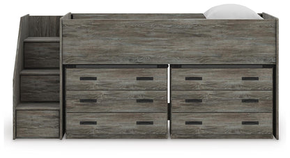 Frandern  Loft Bed With Drawer Storage