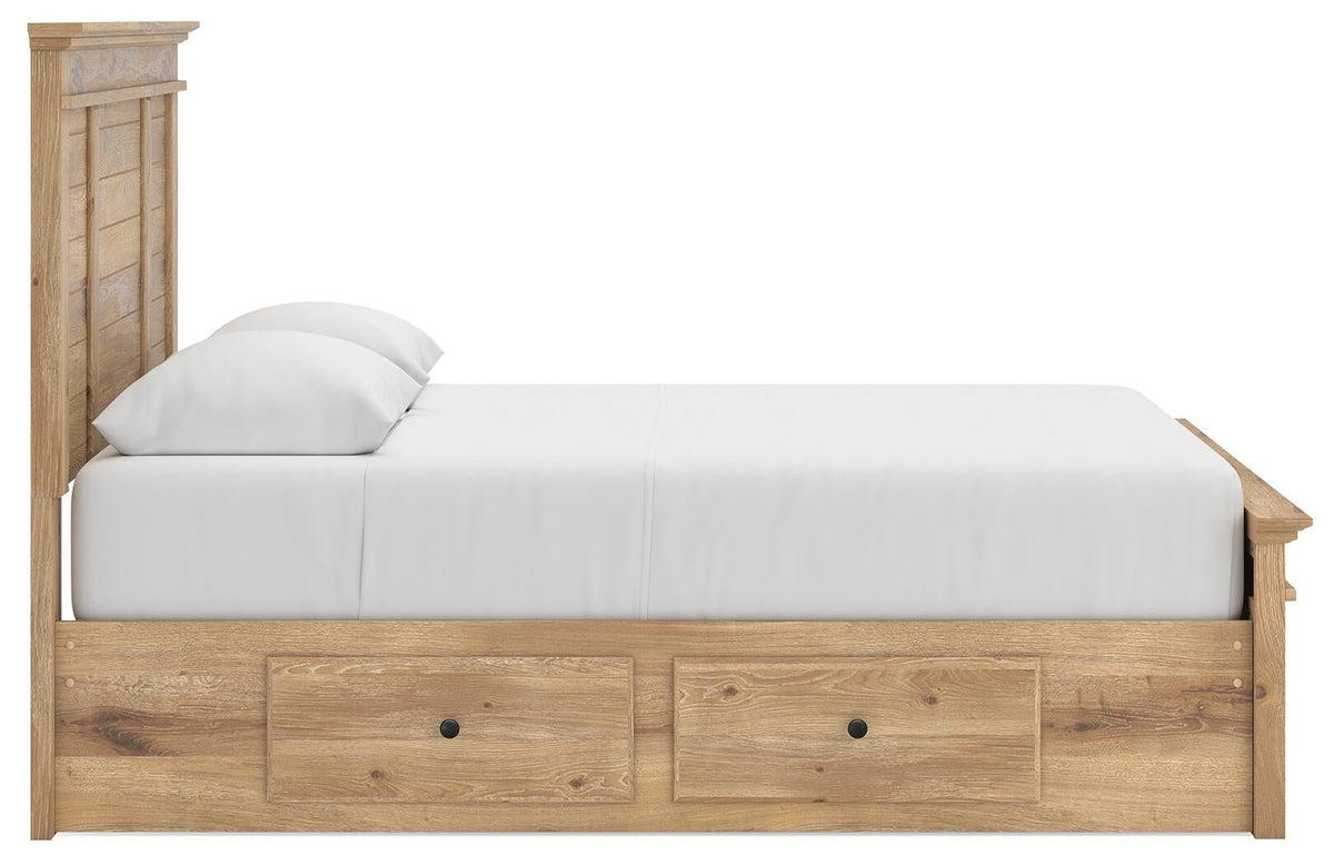Makidern  Panel Storage Bed