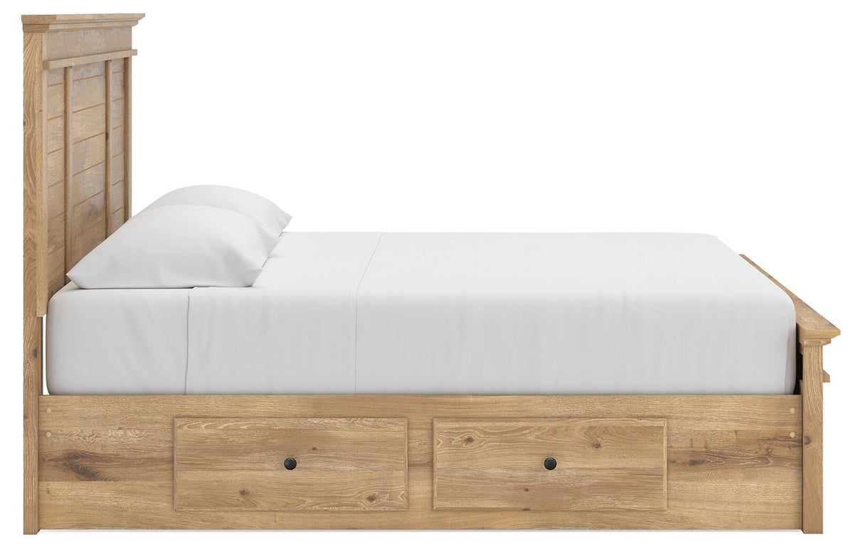 Makidern  Panel Storage Bed