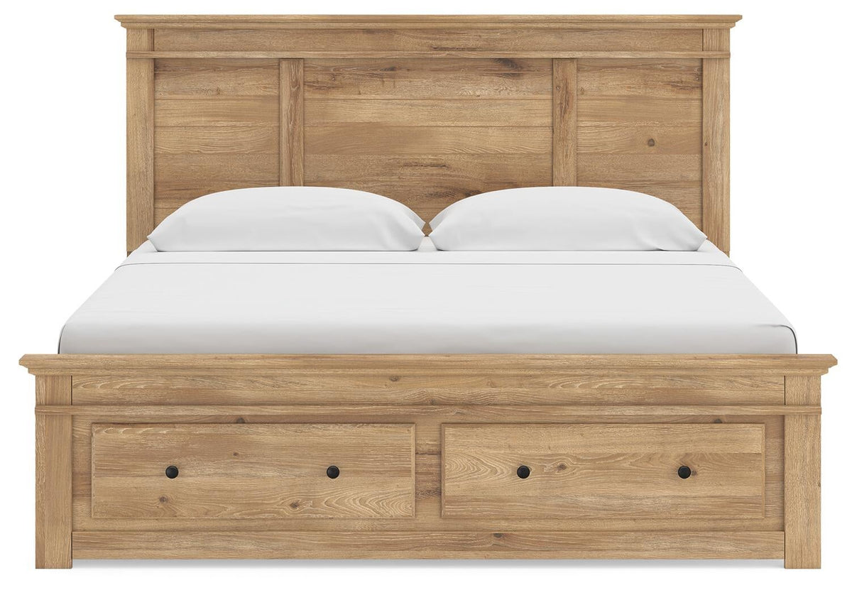 Makidern  Panel Storage Bed