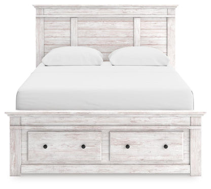 Makidern  Panel Storage Bed