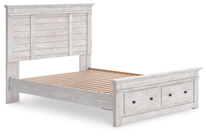Makidern  Panel Storage Bed