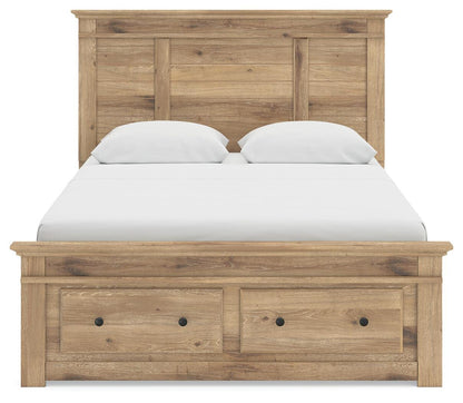 Makidern  Panel Storage Bed