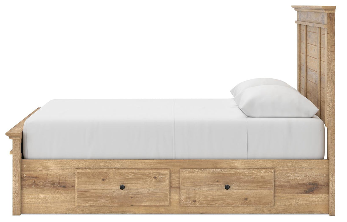 Makidern  Panel Storage Bed