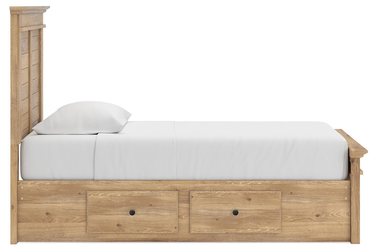 Makidern  Panel Storage Bed