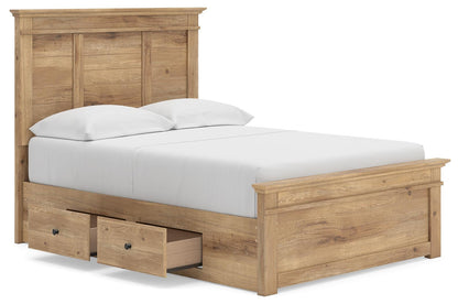 Makidern  Panel Storage Bed