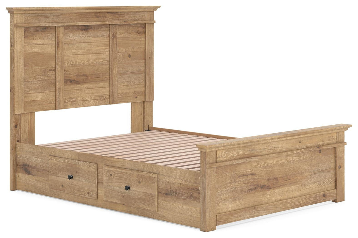 Makidern  Panel Storage Bed