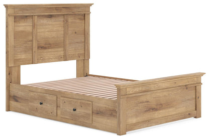 Makidern  Panel Storage Bed