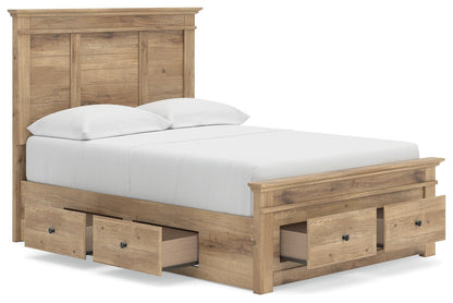 Makidern  Panel Storage Bed