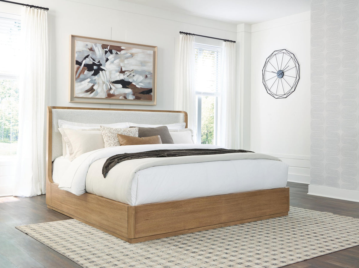 Pamaria California  Upholstered Panel Bed