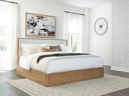 Pamaria California  Upholstered Panel Bed