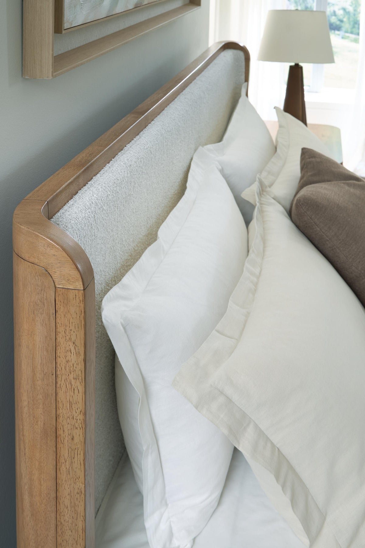 Pamaria California  Upholstered Panel Bed