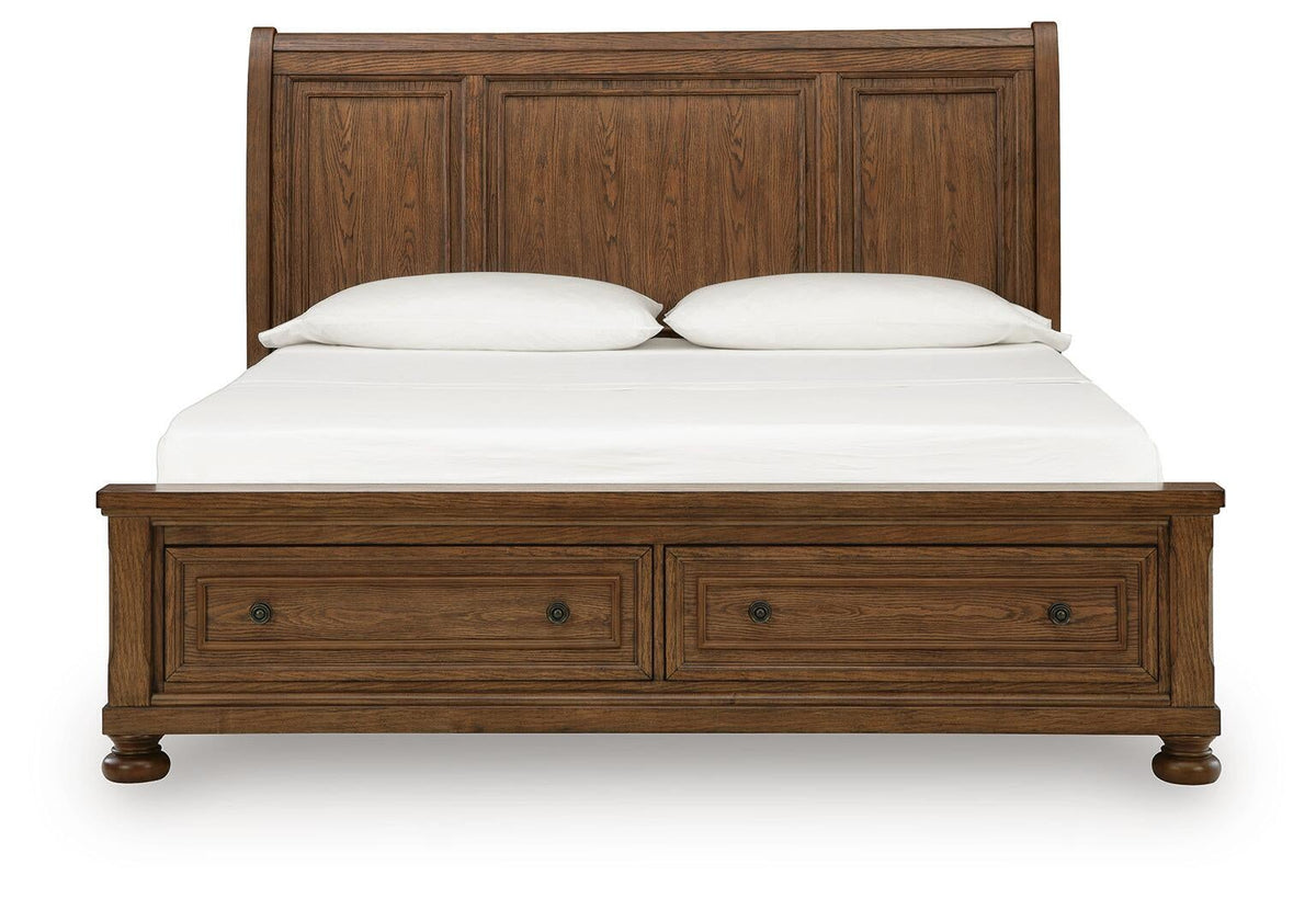 Zackaryn  Sleigh Storage Bed