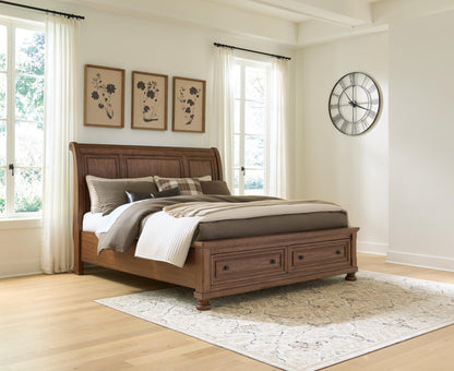 Zackaryn  Sleigh Storage Bed
