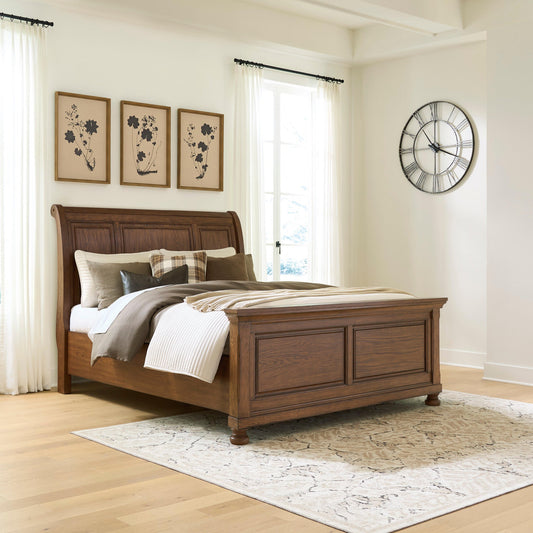 Zackaryn  Sleigh Bed