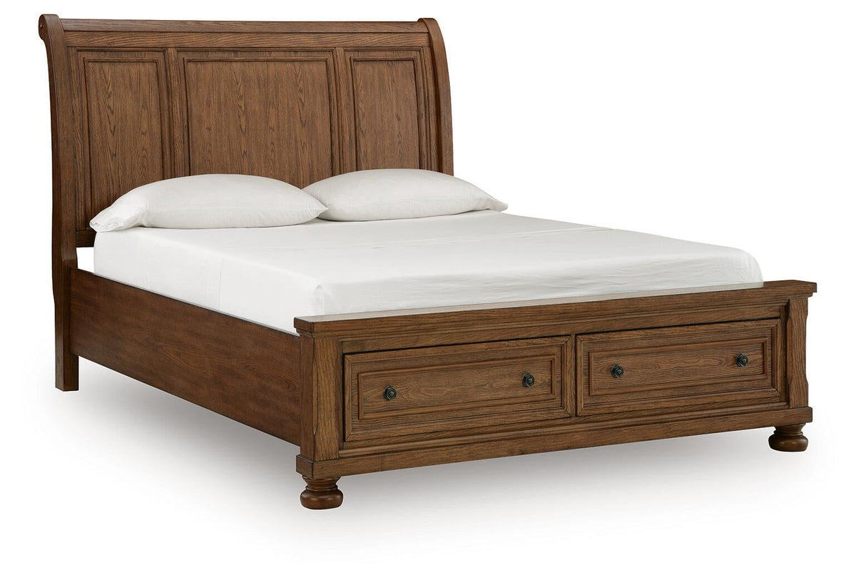 Zackaryn  Sleigh Storage Bed