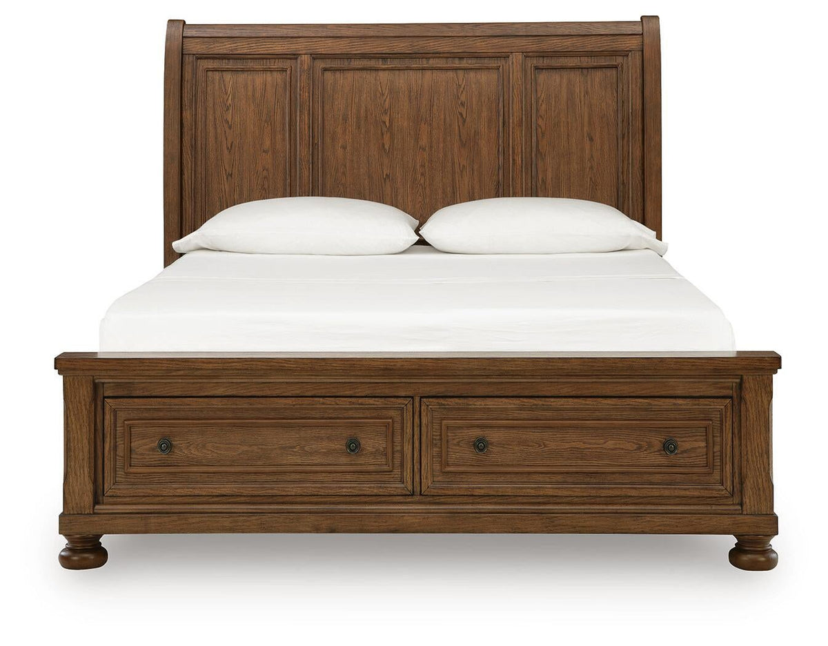 Zackaryn  Sleigh Storage Bed