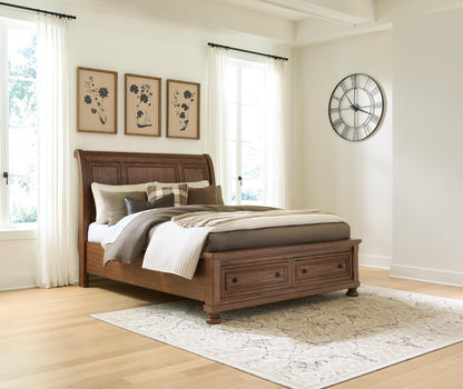 Zackaryn  Sleigh Storage Bed