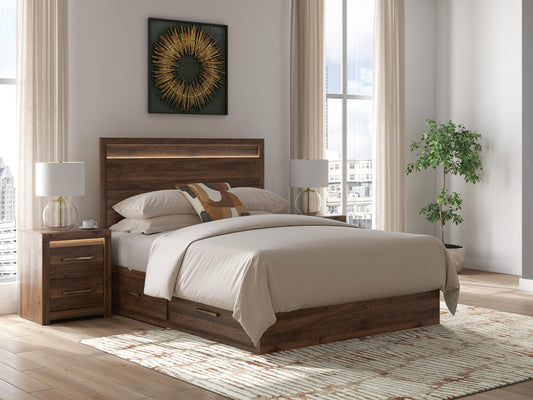 Janfyn  Panel Bed With 2 Sided Storage