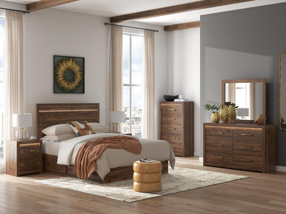 Janfyn  Panel Bed With Storage