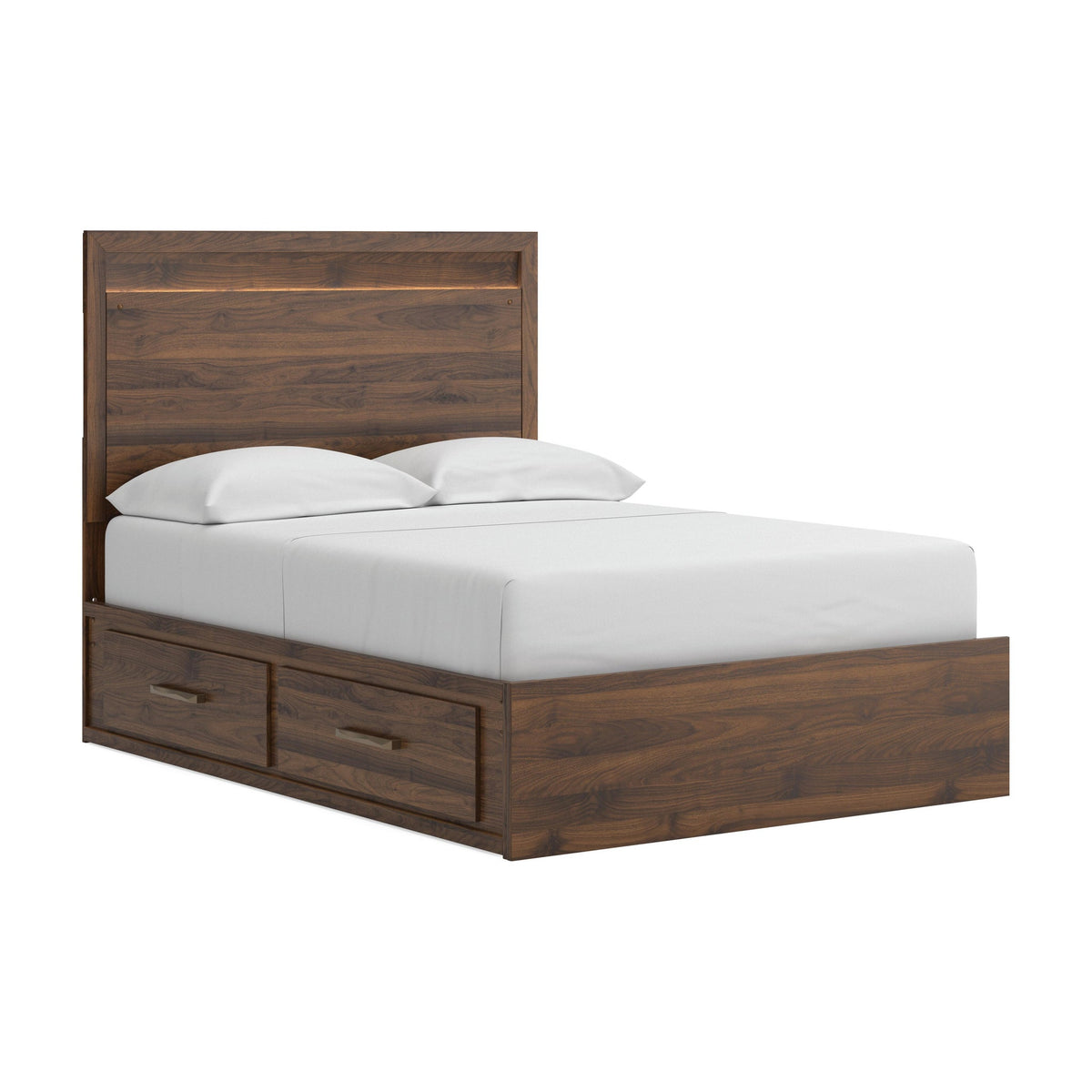 Janfyn  Panel Platform Bed With Storage