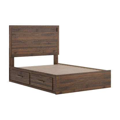 Janfyn  Panel  Bed With 2 Sided Storage