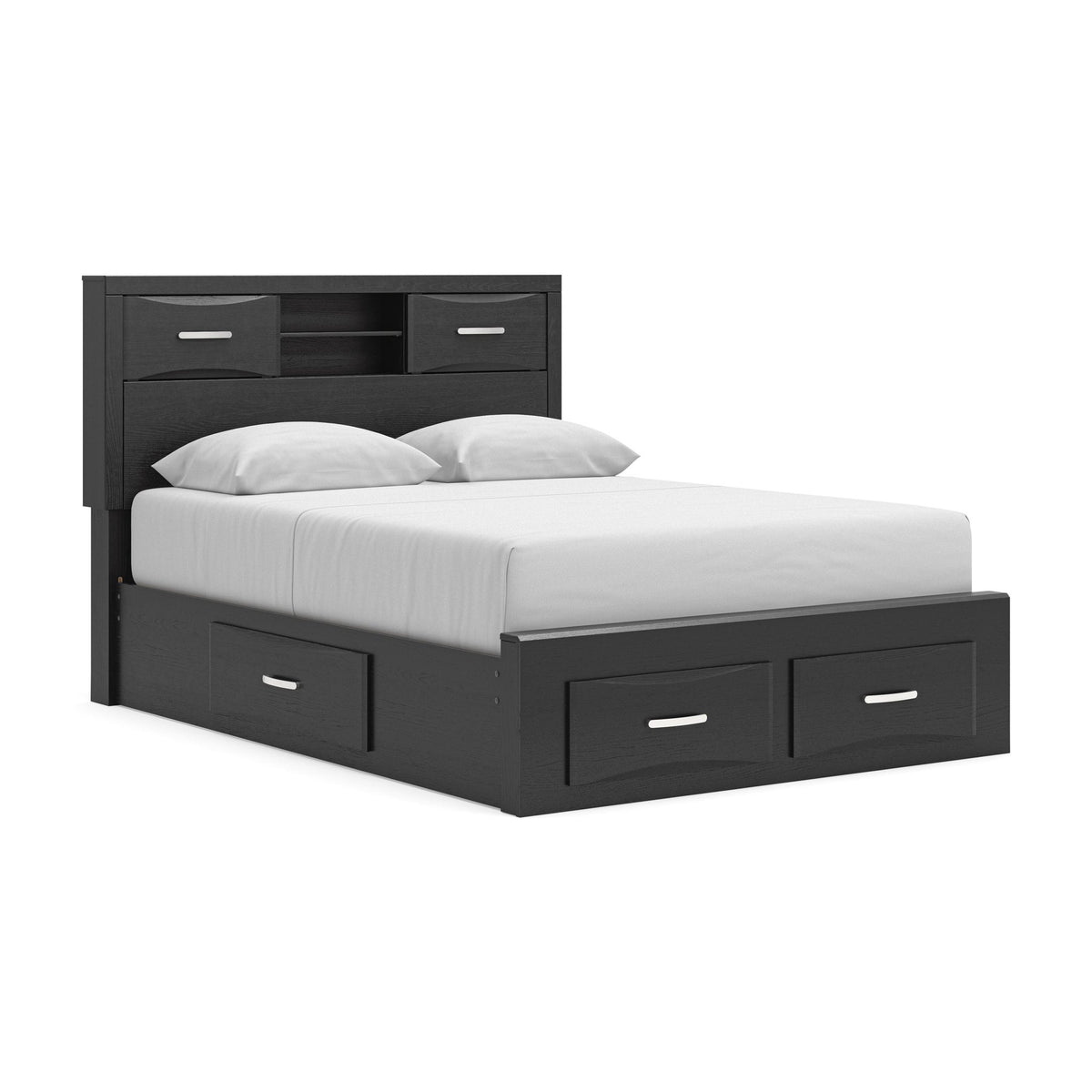 Stabotta  Bookcase Bed With Storage