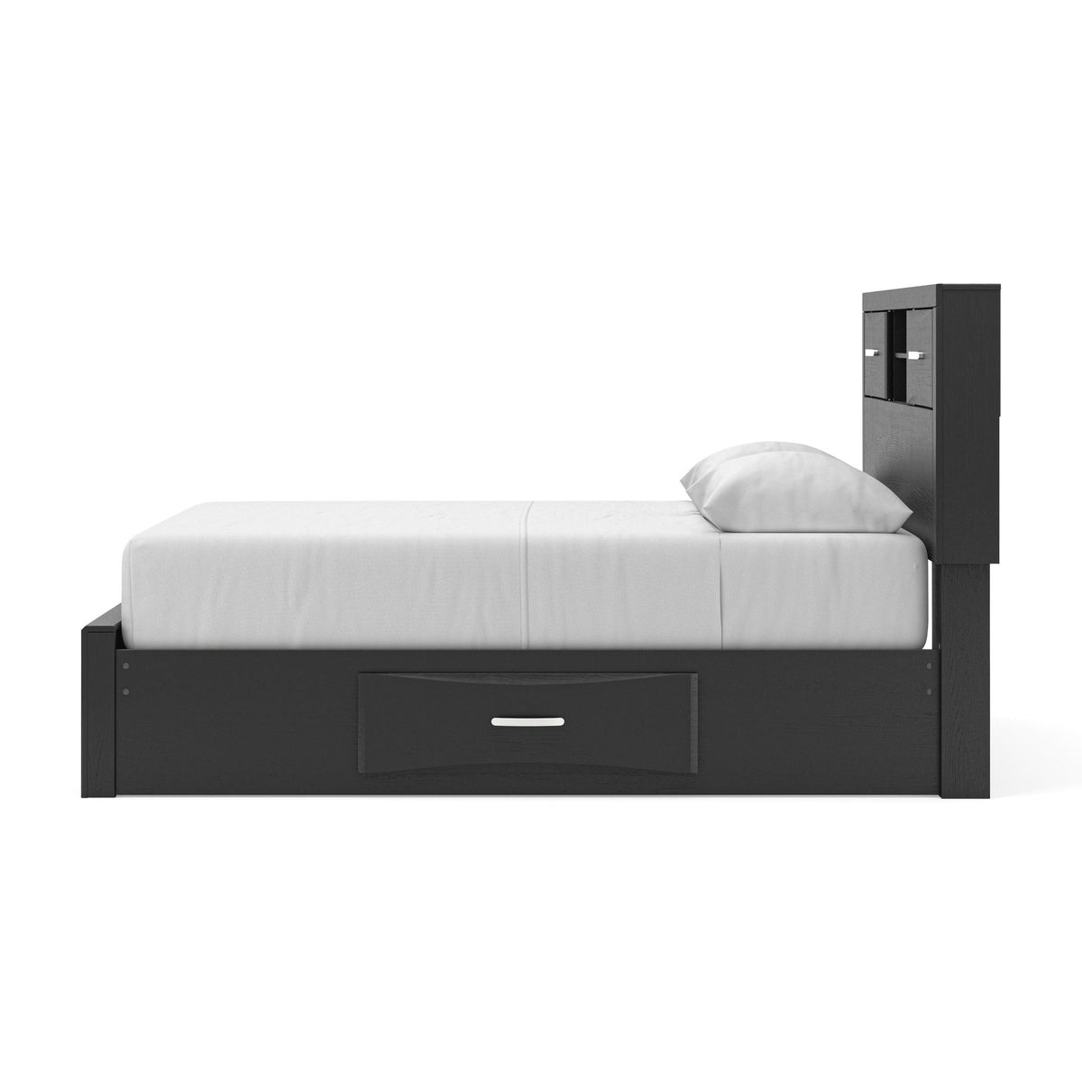 Stabotta  Bookcase Bed With Storage