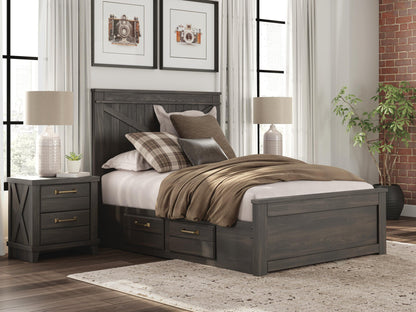Vonitta Bay  Panel Bed With Storage