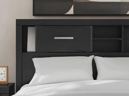 Stabotta  Bookcase Storage Bed