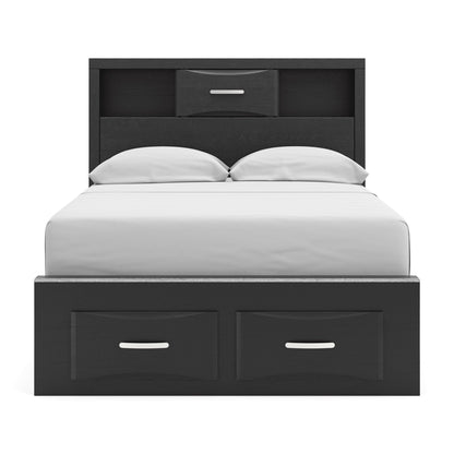 Stabotta  Bookcase Storage Bed