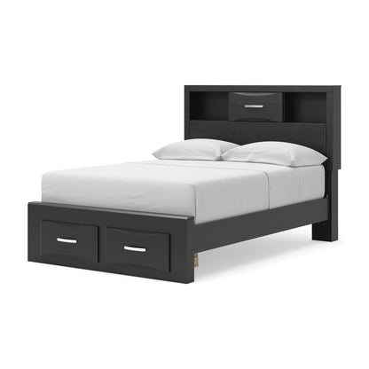 Stabotta  Bookcase Storage Bed
