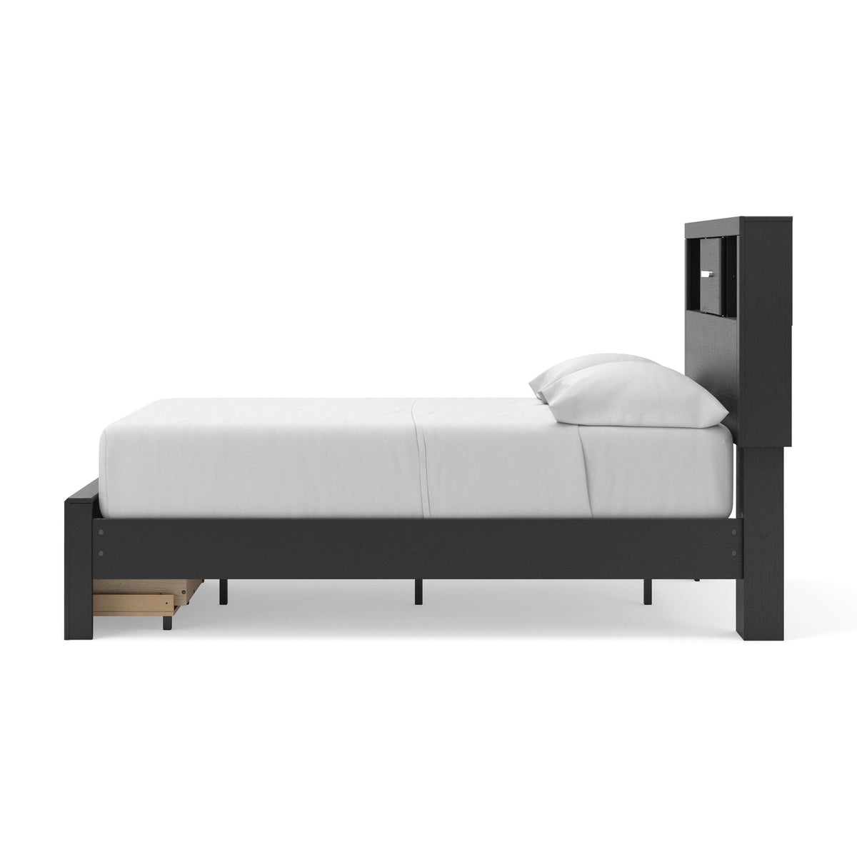 Stabotta  Bookcase Storage Bed