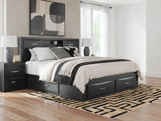 Stabotta  Bookcase Bed With Storage