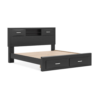 Stabotta  Bookcase Storage Bed