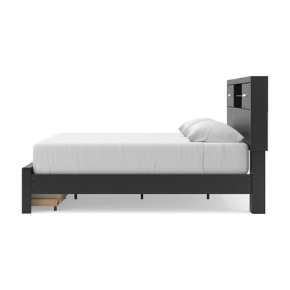 Stabotta  Bookcase Storage Bed