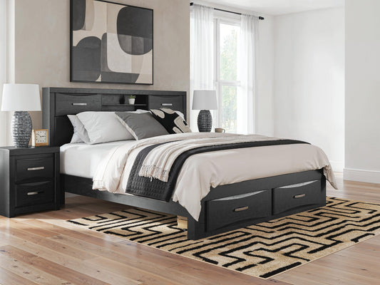 Stabotta  Bookcase Storage Bed