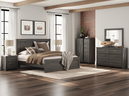 Vonitta Bay  Panel Bed