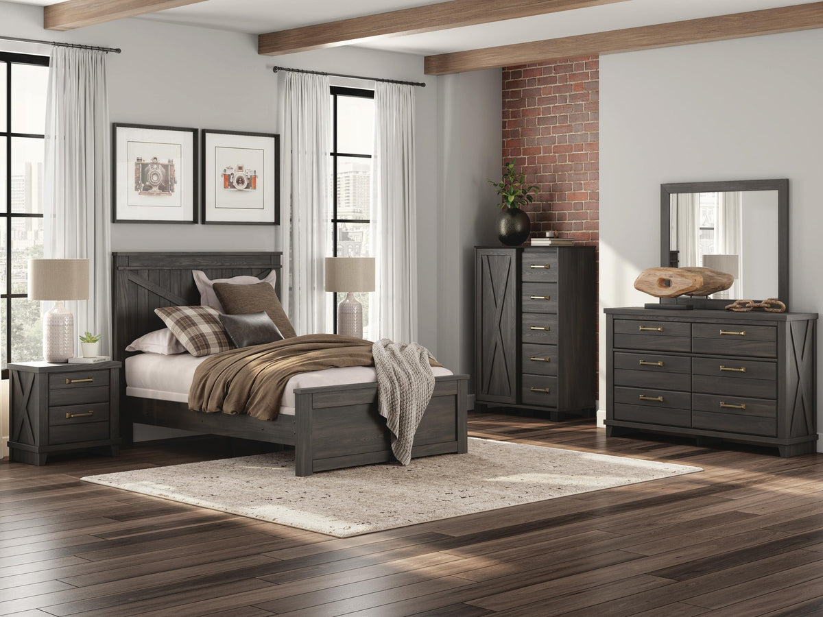 Vonitta Bay  Panel Bed