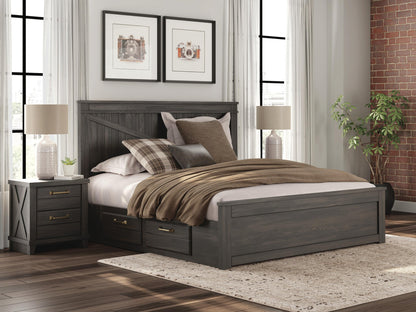 Vonitta Bay  Panel Bed With Storage