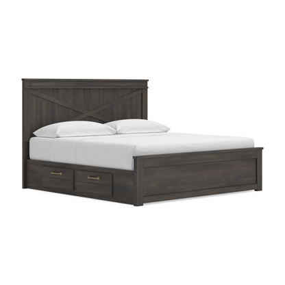 Vonitta Bay  Panel Bed With Storage