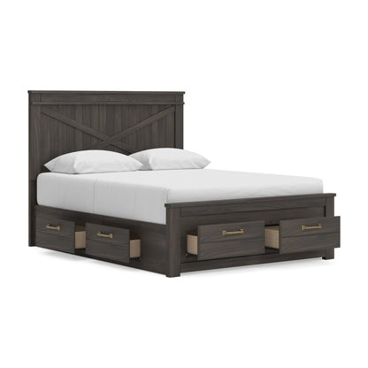 Vonitta Bay  Panel Storage Bed
