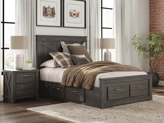 Vonitta Bay  Panel Storage Bed